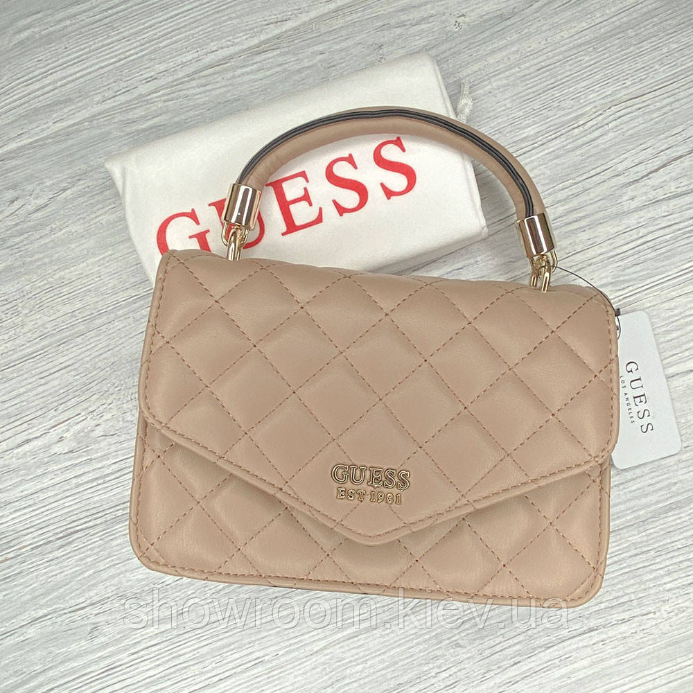Невелика жіноча сумочка Guess (7115) powder