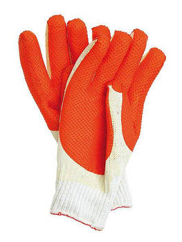 Робочі рукавички скляра Recorange з трикотажної тканини покриті подвійною гумою