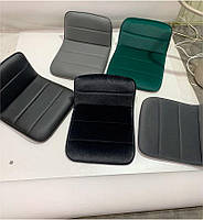 Стілець Real 4BK-Base білий шкірозамінник на чорній квадратній опорі-нібі з регулюванням висоти сидіння, фото 3