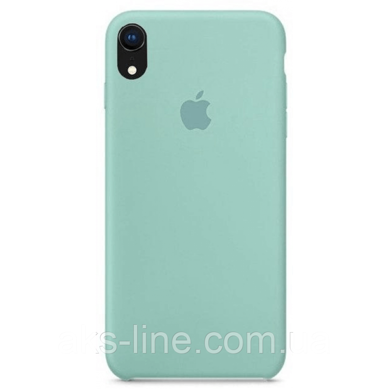 Чохол для iPhone XR Silicone Case бампер (Sea blue)