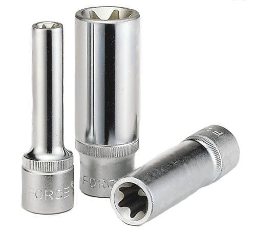 Головка FORCE 5467710 1/2" Е-профіль (Torx) глибока Е10, L=77 мм, фото 1