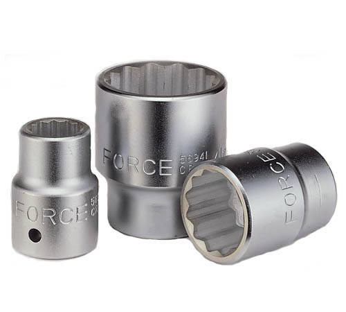 Головка FORCE 58958 1" 12-гр. 58 мм, L=80 мм, фото 1