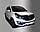 Дефлектор капота, мухобойка Kia Sportage 2010-2015 (Autoclover/D542), фото 8