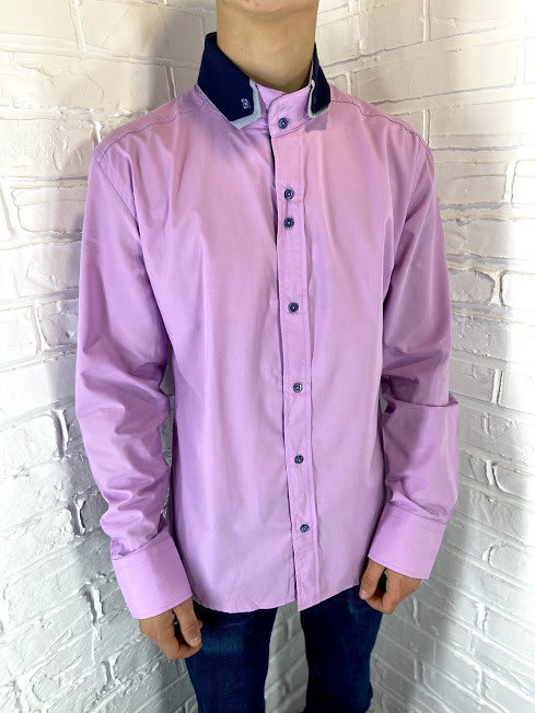 Сорочка чоловіча бузкова Afish M