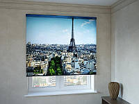 Рулонні штори з фотодруком Париж 3D