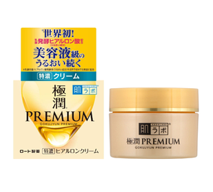 Hada Labo Gokujun Premium Hyaluronic Cream зволожуючий крем, 7 видів гіалуронової кислоти, 50 г