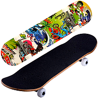 Трюковий дерев'яний скейтборд 835 з канадського клена з 9 шарів Freaks