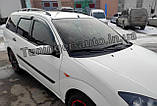 Дефлектор вікон, вітровики Ford Focus Wagon (універсал) 1998-2004 (Hic), фото 5