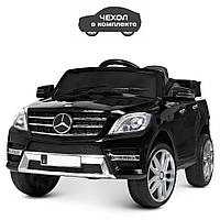 Детский электромобиль Mercedes (2 мотора по 25W, MP3, FM, USB) Bambi M 3568EBLR-2 Черный