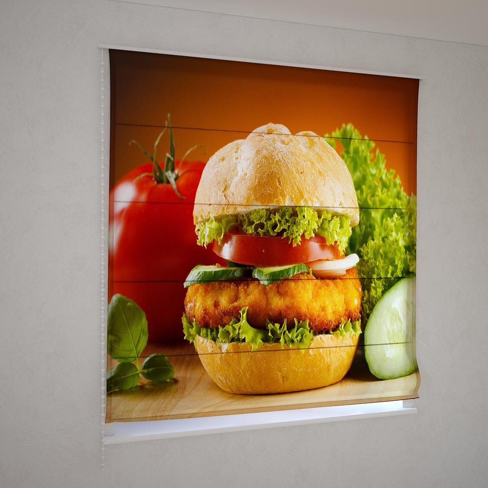 Римські штори гамбургер, фото 1