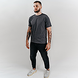 Чоловіча футболка ValueWeight 3XL, HD Темно-Сірий Меланж, фото 3