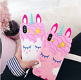 Чохол-бампер Єдиноріг 3D гумовий для Huawei Nova 2 Lite, фото 6