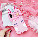 Чохол-бампер Єдиноріг 3D гумовий для Huawei Nova 2 Lite, фото 5