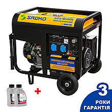 Генератор SADKO GPS-8500E ATS + В подарунок масло 4T - 2шт.