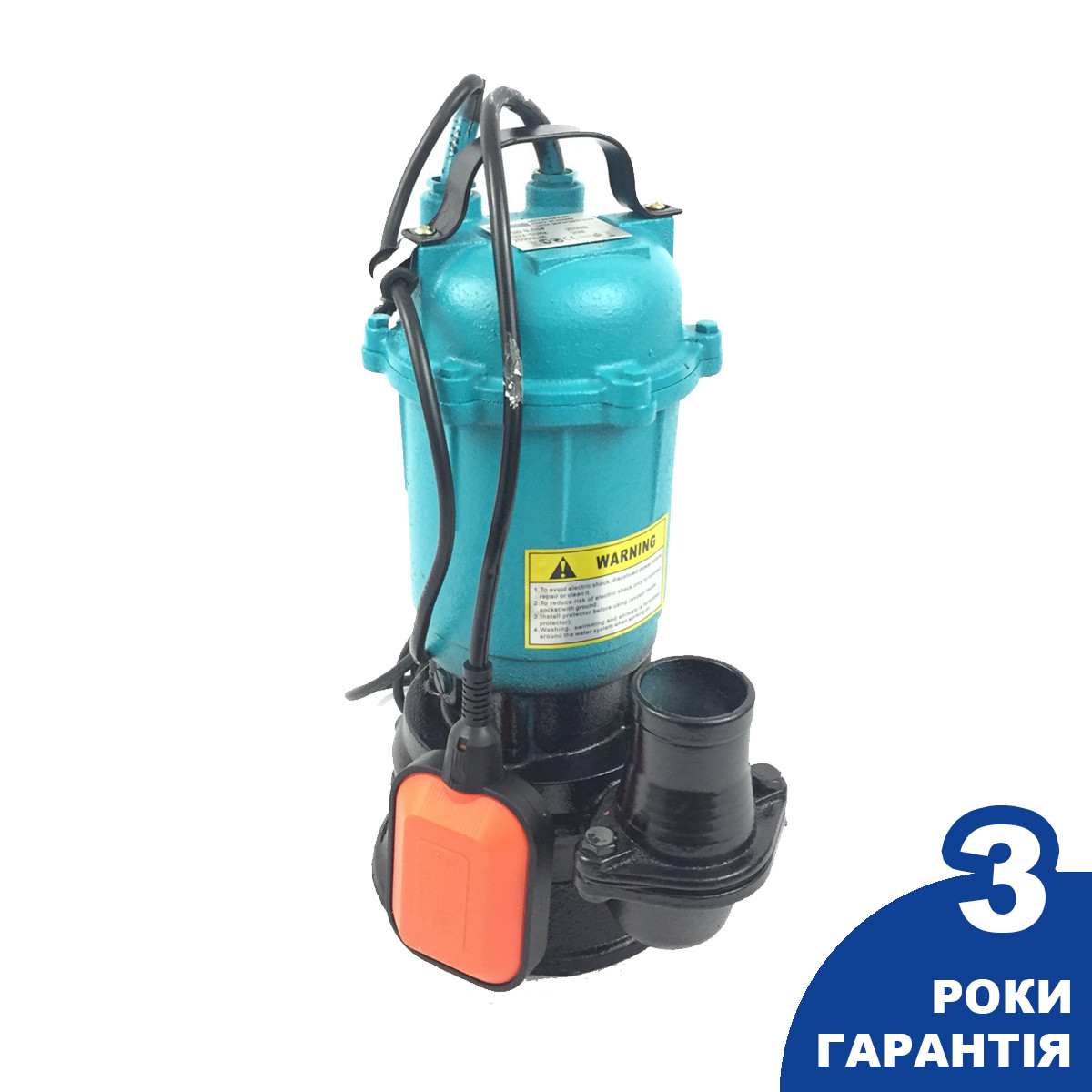 Насос фекальний для септика Euro Craft 2550W Польща (WQD0,55F), фото 1