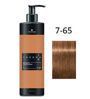 Тонуюча бондінг-маска Schwarzkopf Chroma ID Bonding Color Mask 7-65 Середньо-русявий Шоколад-золотистий 500 мл