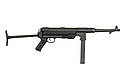 Пістолет-пулемет MP007 (MP 40) FULL METAL — BLACK [AIRSOFT GUN MANUFACTURER] (для страйкболу), фото 2