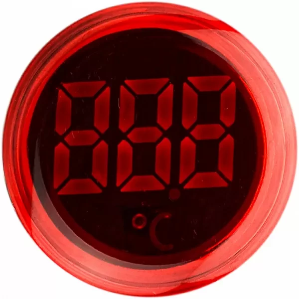 Круглий цифровий вимірювач температури ED16-22WD -25С - 150С (червоний) - фото 3 - id-p1401043742