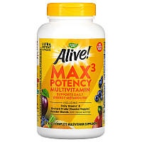 Мультивитамины для мужчин и женщин Nature's Way "Alive! Max3 Daily Multi-Vitamin" без железа (180 таблеток)