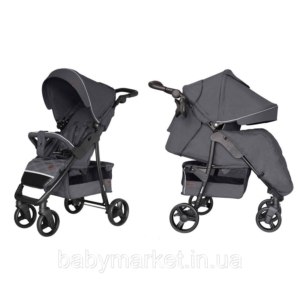 Коляска прогулянкова Carrello Quattro CRL-8502/3 + москітка (shadow grey)