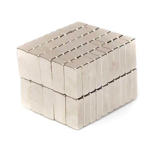 Магніти неодимові сильні 15х5х3мм N35 10шт, фото 1