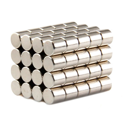 Магніти неодимові сильні 5х5мм N35 10шт, фото 1