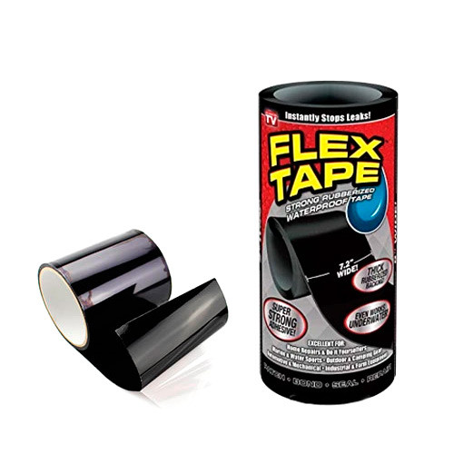 Водонепроникна ізоляційна стрічка FLEX TAPE 150х20см прогумована, фото 1