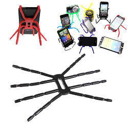 Гнучкий універсальний тримач ПАУК для авто, дому