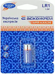 Батарейка лужна LR1.BP1 (blister 1)