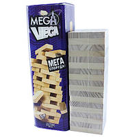 Настольная игра Дженга Башня Jenga Mega Vega Джанга 54 бруска