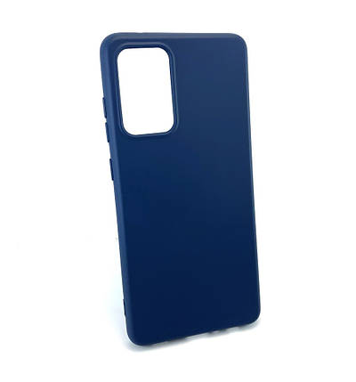 Чохол для Samsung Galaxy A72, A725 4G накладка на бампер протиударний Full Soft Case силікон синій, фото 1