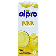 Молоко «Алпро» банановое безлактозное из сои 1 л