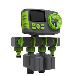 Таймер поливу, подачі води на 4 лінії з цифровим керуванням, Y10204