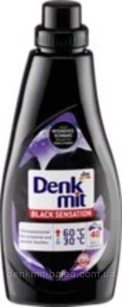 Безфосфатний гель для прання чорної білизни Denkmit Black Sensation 40 прань