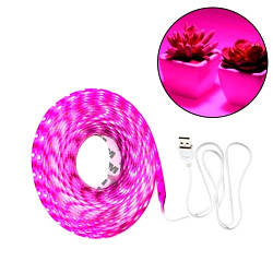 Фітострічка для рослин 120LED 2м USB 5В з вимикачем, водонепроникна