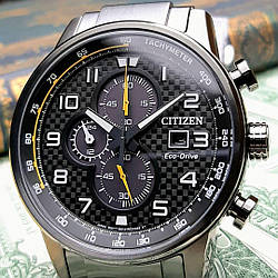 Японський годинник Citizen Eco-Drive CA0687-58E, $425 за каталогом Сітізен, сонячна батарея