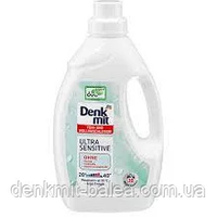 Бесфосфатный гель для стирки детского деликатного белья Denkmit Ultra Sensitive 1500 мл