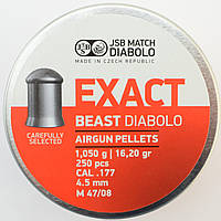 Кулі пневматичні JSB Diabolo Exact Beast, 4.52 мм, 1.055 гр. (250шт / уп)