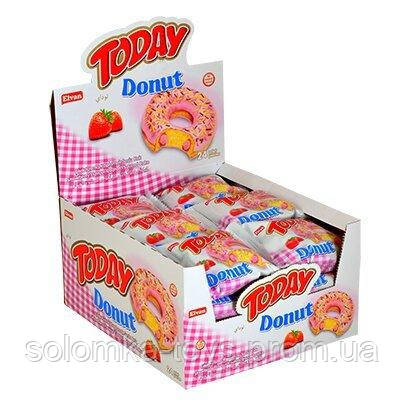 Пончик TODAY DONUT Донат 24 Шт КЛУБНИКА — Купить Недорого на Bigl.ua ...