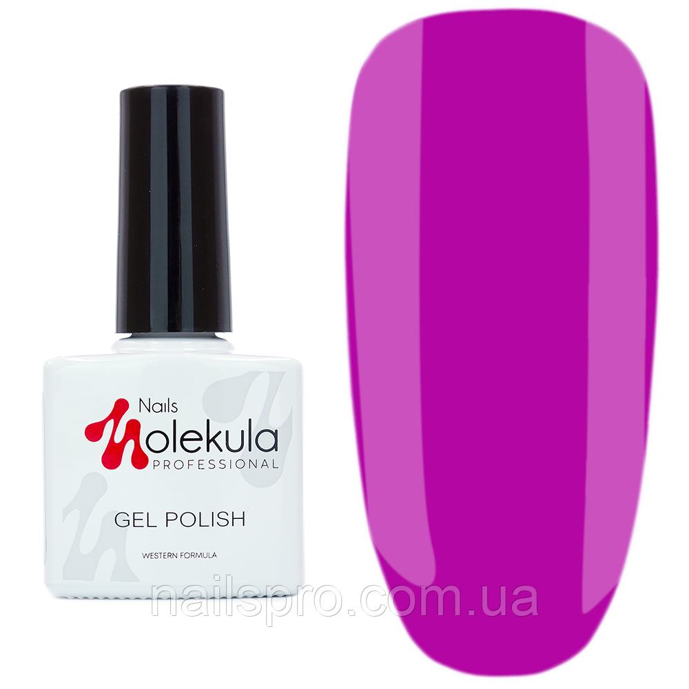 Гель-лак для нігтів Nails Molekula Gel Polish № 046 Яскраво фіолетовий
