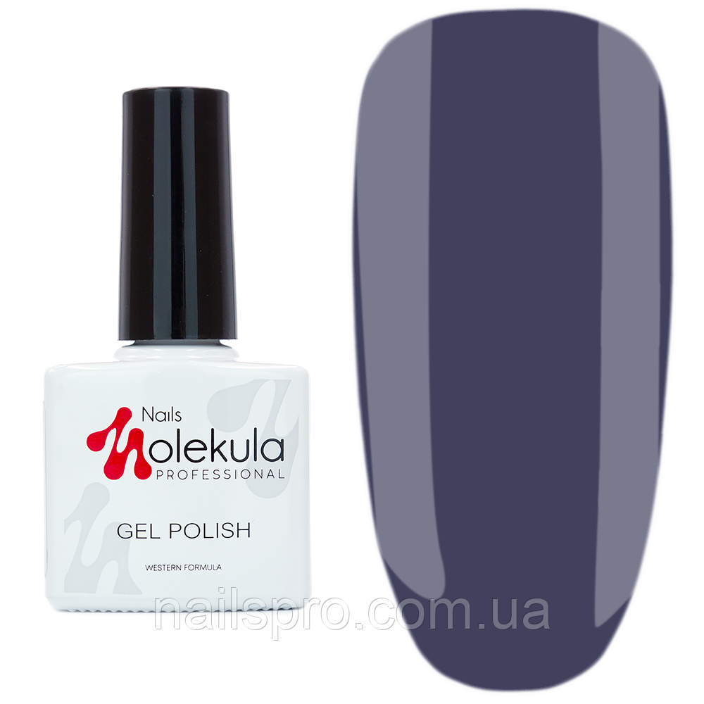 Гель-лак для нігтів Nails Molekula Gel Polish № 047 Графіт