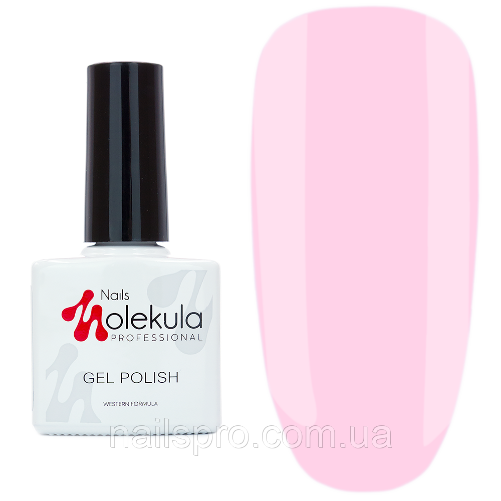 Гель-лак для нігтів Nails Molekula Gel Polish № 091 Рожево ліловий натюрель