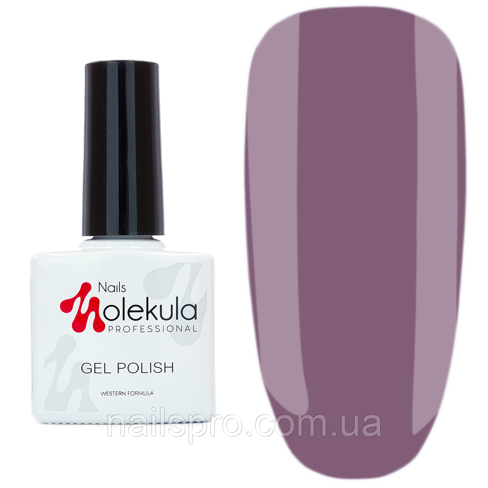 Гель-лак для нігтів Nails Molekula Gel Polish № 100 Антрацитовий