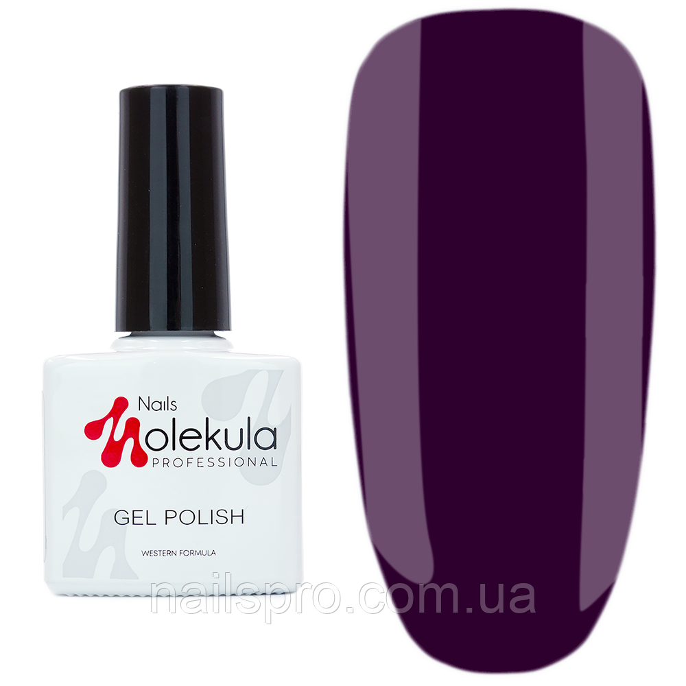 Гель-лак для нігтів Nails Molekula Gel Polish № 134 Чорнильний