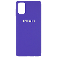 Силиконовый чехол Silicone Cover на телефон Samsung Galaxy A02s/Самсунг A02s Сиреневый