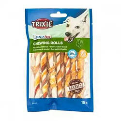 Ласощі для собак Trixie Паличка для чищення зубів Denta Fun 12 см, 80 г / 10 шт. (барбекю)