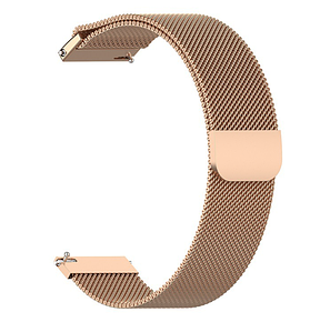 Ремінець CDK для Samsung Gear S2 Classic (R730 / R732) | 20mm Metal Milanese Loop Magnetic (09649) (rose gold)