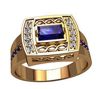 Кольцо Печатка Перстень