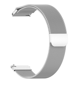 Ремінець CDK для Realme Watch 2 Pro | 22mm Metal Milanese Loop Magnetic (09650) (silver)