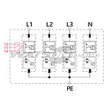 Розрядник RST Power T1+T2 4+0 275V, фото 3